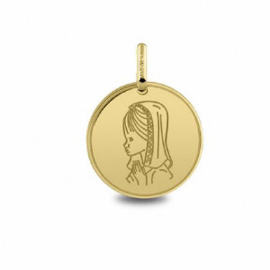 Medalla oro infantil Virgen Niña - 1960008