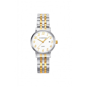 Reloj acero bicolor dorado mujer - 42224-94