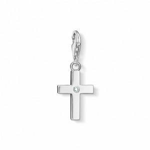 Charm Thomas Sabo cruz plata -