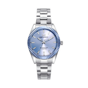 Reloj esfera azul acero. Sumergible 100 metros - MM1000-37