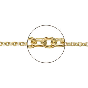Cadena rolo oro amarillo - 3,45