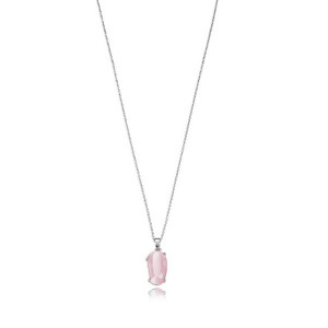 Collar Viceroy piedra rosa plata - 9010C100-47