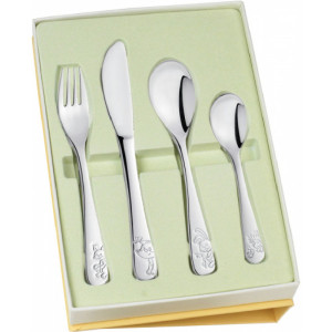 Estuche cubiertos bebé bosque -