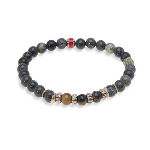Pulsera PLATADEPALO elástica bolas -
