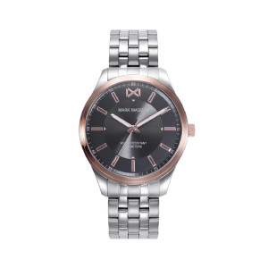 Reloj de Hombre Marais caja bicolor en Ip rosa y brazalete de acero - HM0142-17