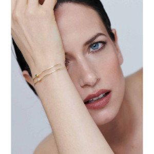 Pulsera TUSCANY 1,5 Vuelta GREEN Oro - SYB20010