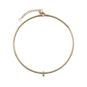 Collar acero dorado rígido - 14230C01012