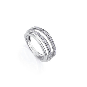 Anillo plata de ley circonitas - 2324A016-30