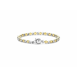 Pulsera Ti Sento plata bicolor -