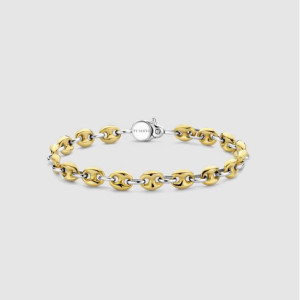 Pulsera Ti Sento calabrote plata bicolor -