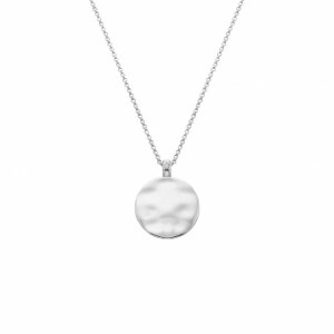 Colgante plata con diamante natural -