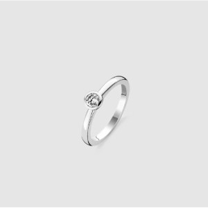 Anillo Ti Sento circonita plata -