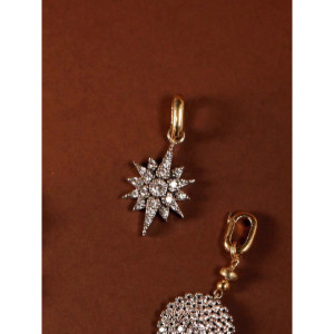 Charm ELLIS estrella plata -