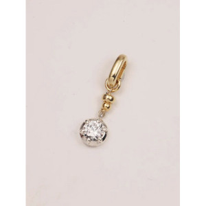 Charm ELLIS redondo plata -