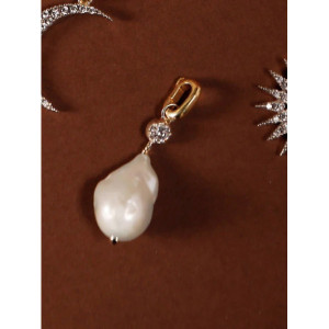 Charm ELLIS perla plata -