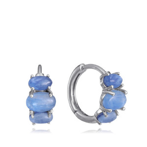 Pendientes piedras azules plata de ley - 2369E000-43